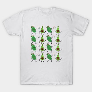 Avocado Pattern T-Shirt